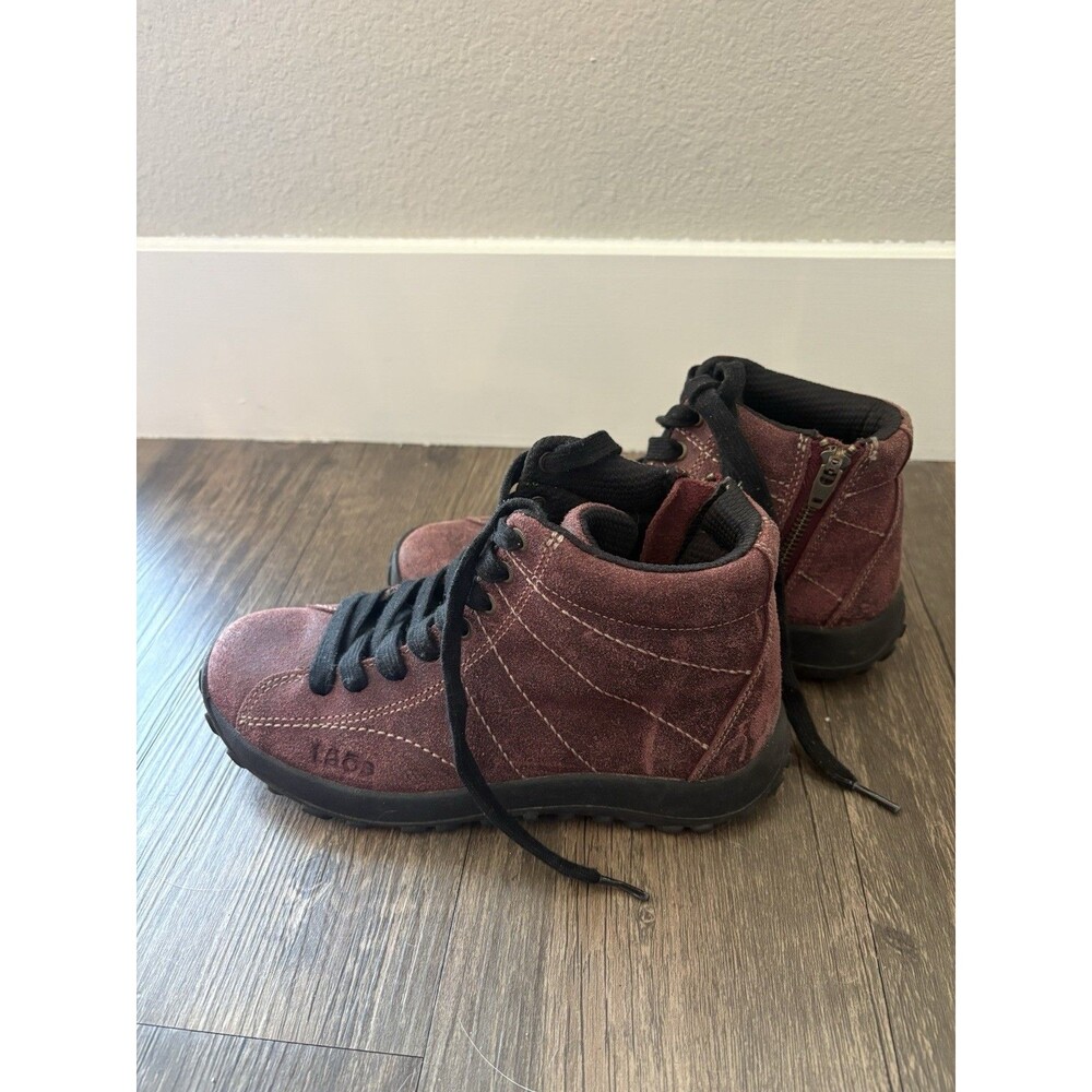 Taos Trail Mix Women’s Size 6 Wine Ruff Out Hiking Boots High Top Comfort Shoes